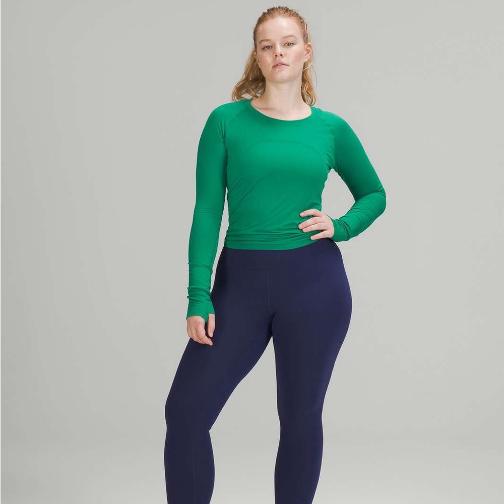 NWT Lululemon Swiftly Tech Long Sleeve Shirt 2.0 *Race Length - Emerald Ice